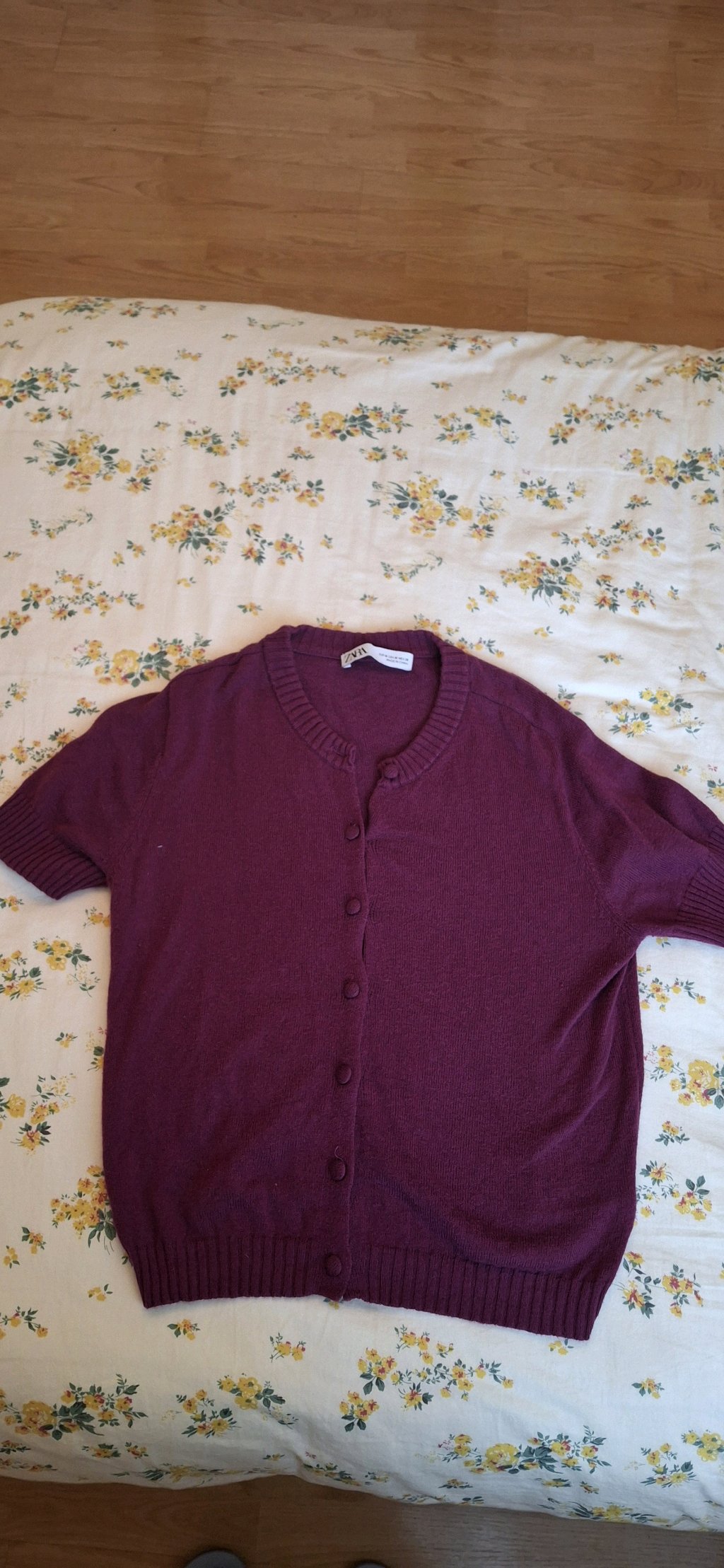 Camisa tipo sueter Zara
