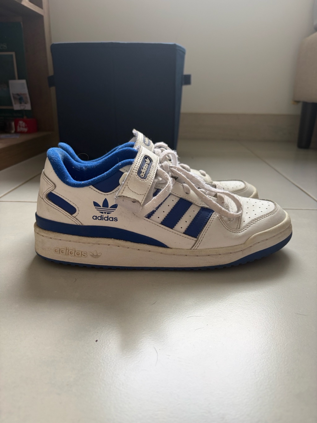Zapatos adidas forum low azules 
