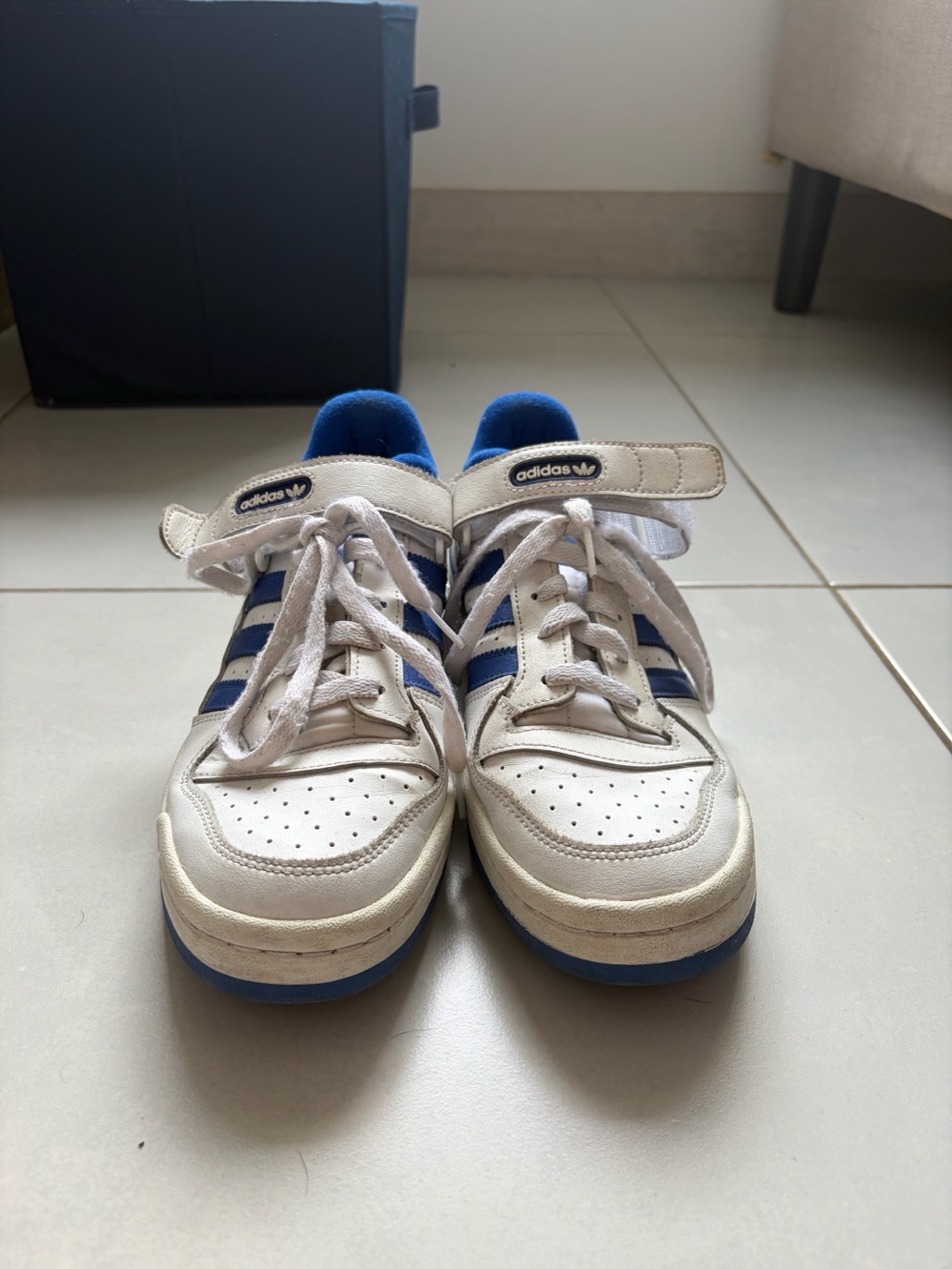 Zapatos adidas forum low azules 