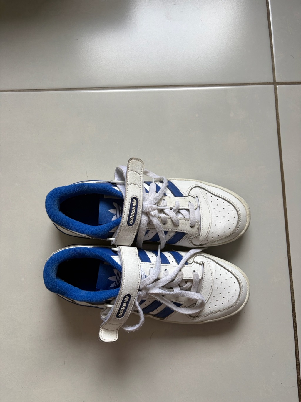 Zapatos adidas forum low azules 