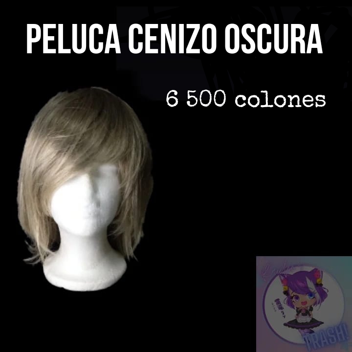 Peluca color cenizo