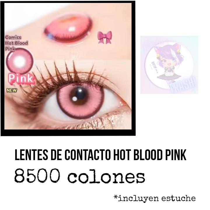 Lentes de Contacto color rosa