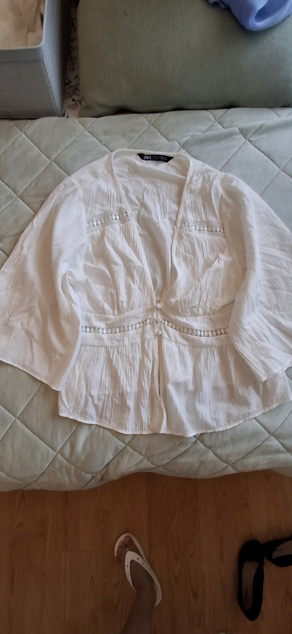 Camisa 3/4 manga Zara