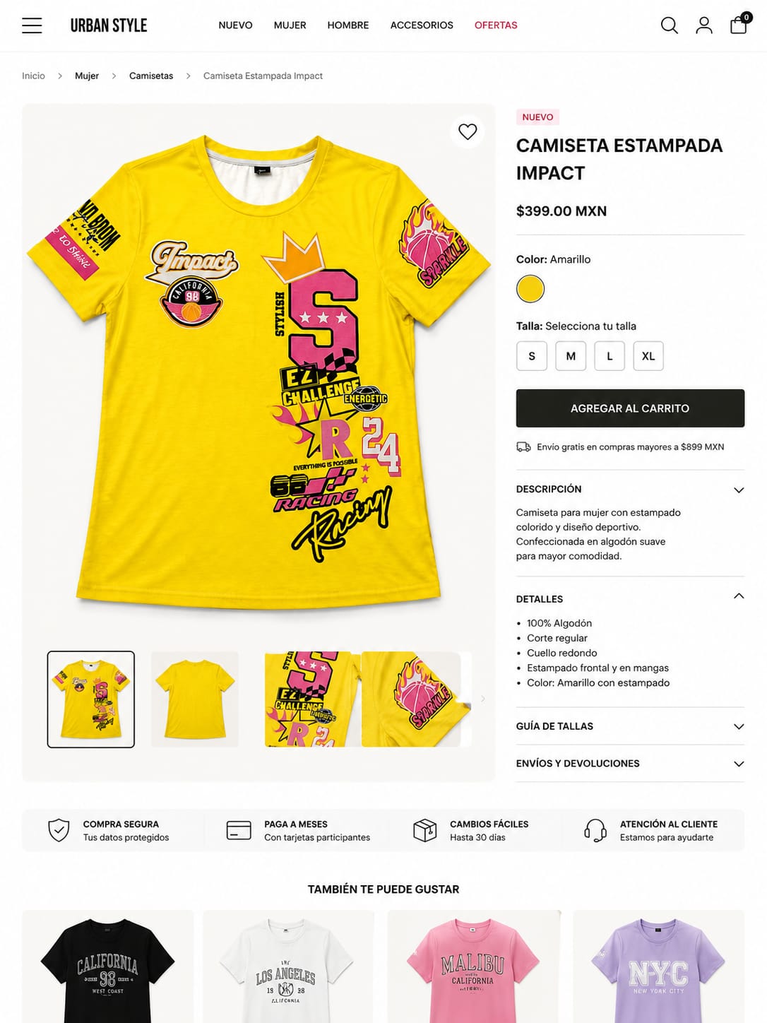 Camisa Amarilla