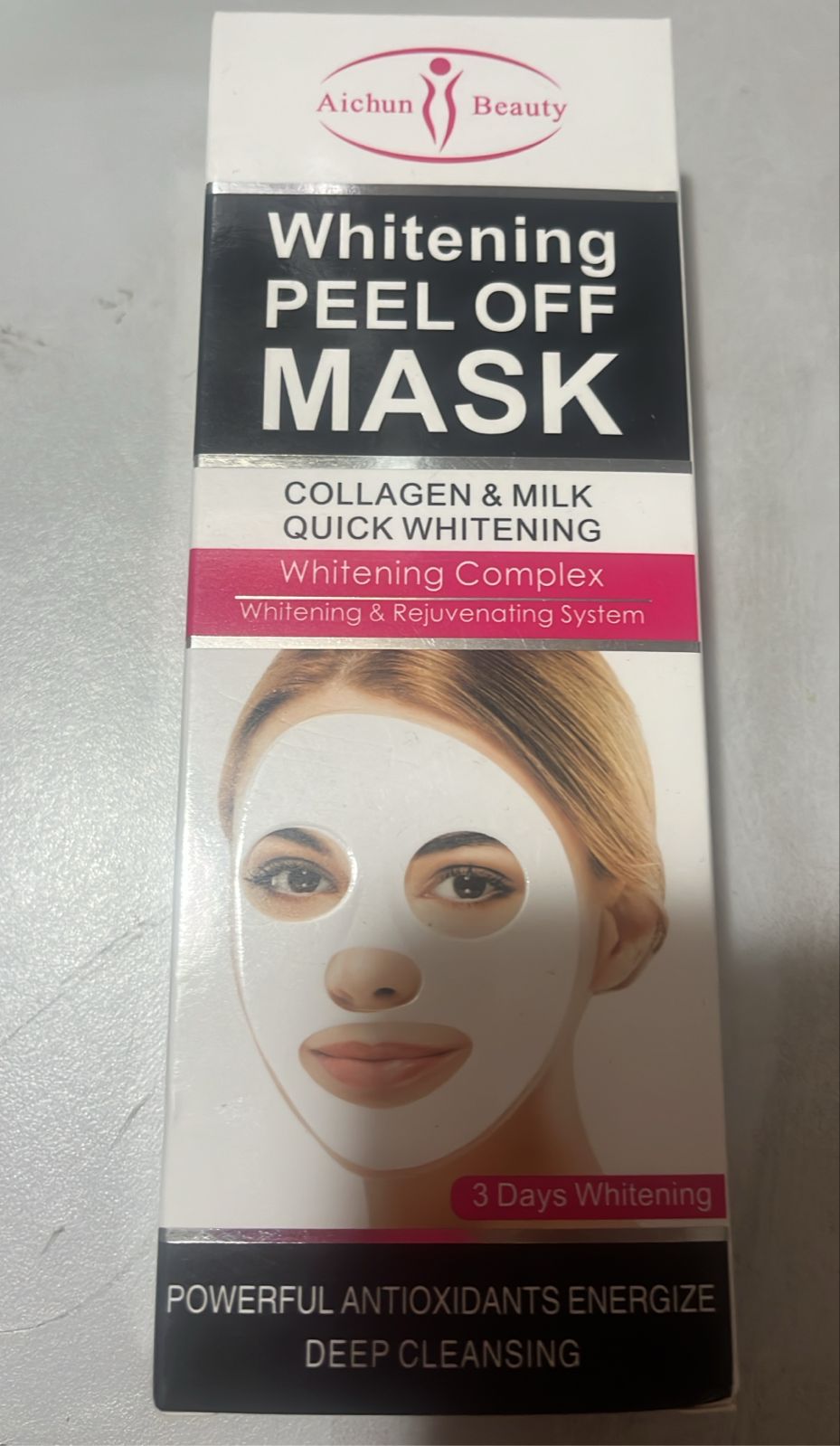 Mascarilla blanqueadora facial