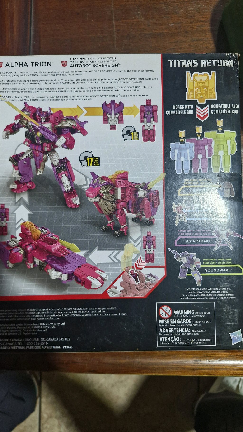 Transformers Titans Return Alpha Trion + Headmaster Sovereign Voyager class New