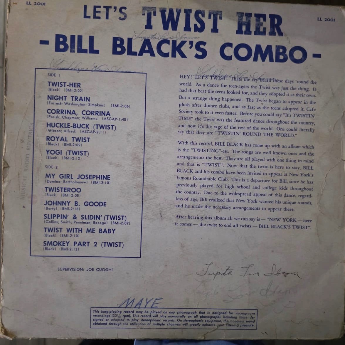 LP de Let´s Twist Her