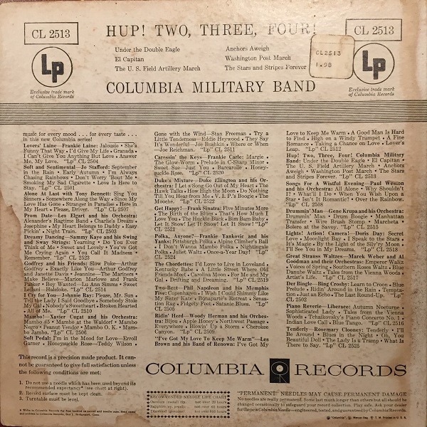 LP de 78 RPM de Marchas Militares USA