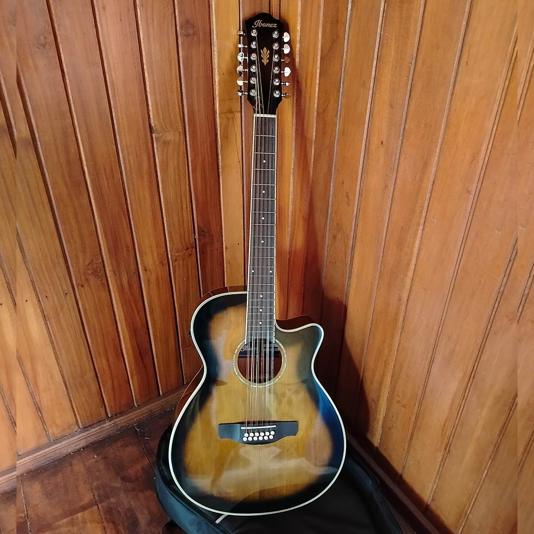 GUITARRA ELECTROACÚSTICA DE 12 CUERDAS IBANEZ