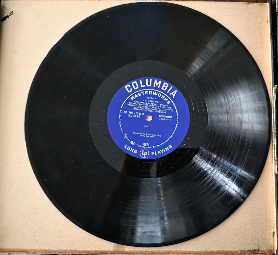 Lp´s de la Opera LA BOHEME de Puccini