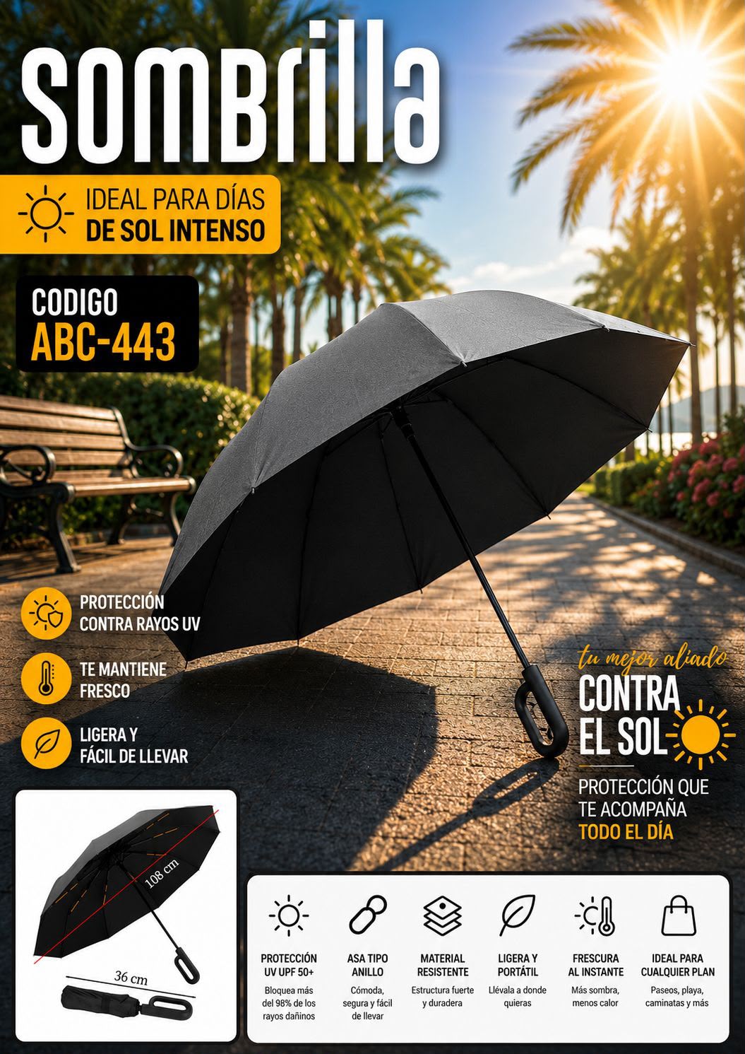 Sombrillas Automaticas