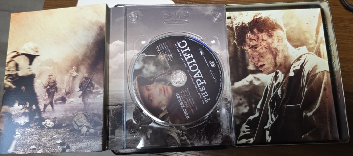Caja DVD de la serie THE PACIFIC