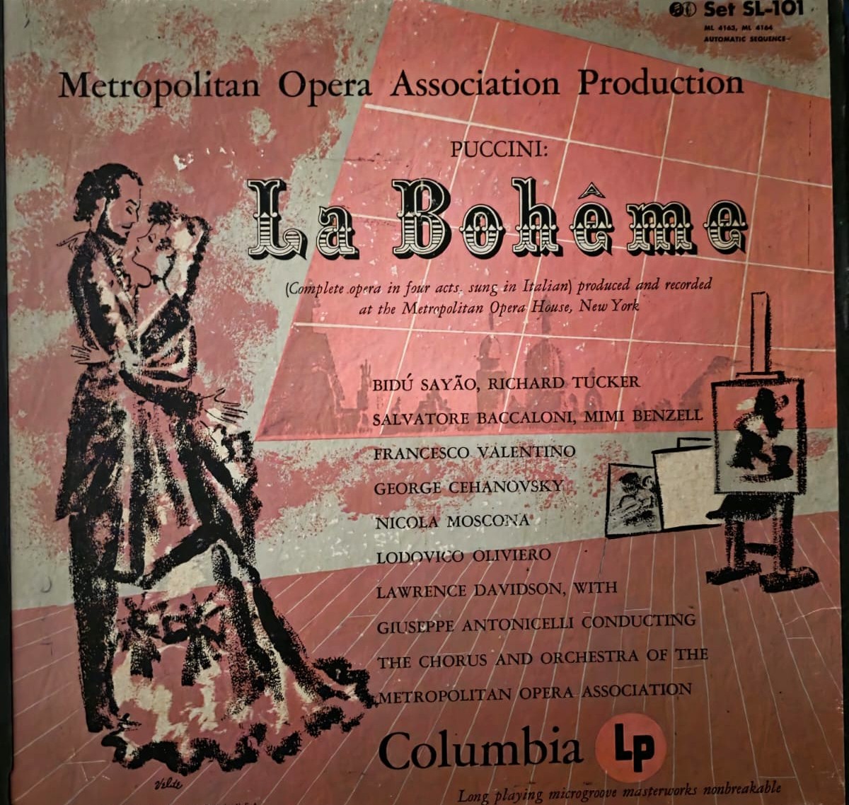 Lp´s de la Opera LA BOHEME de Puccini