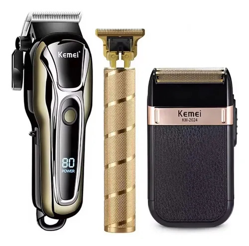 kit de barberia Kemei