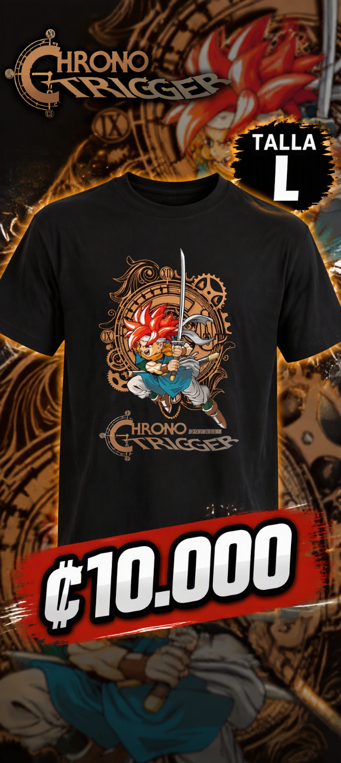 camisa chrono trigger 