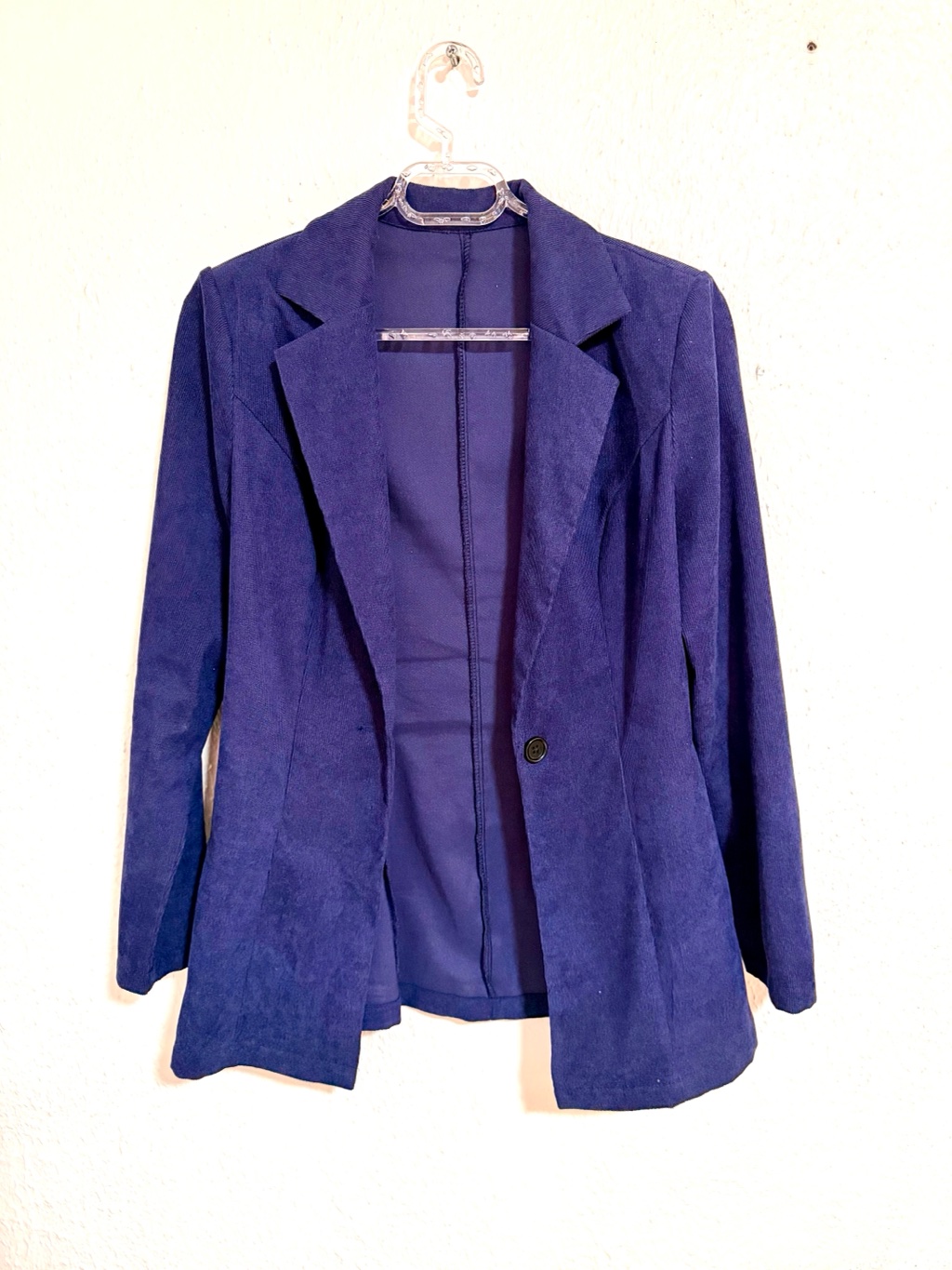 Chaqueta azul corduroy