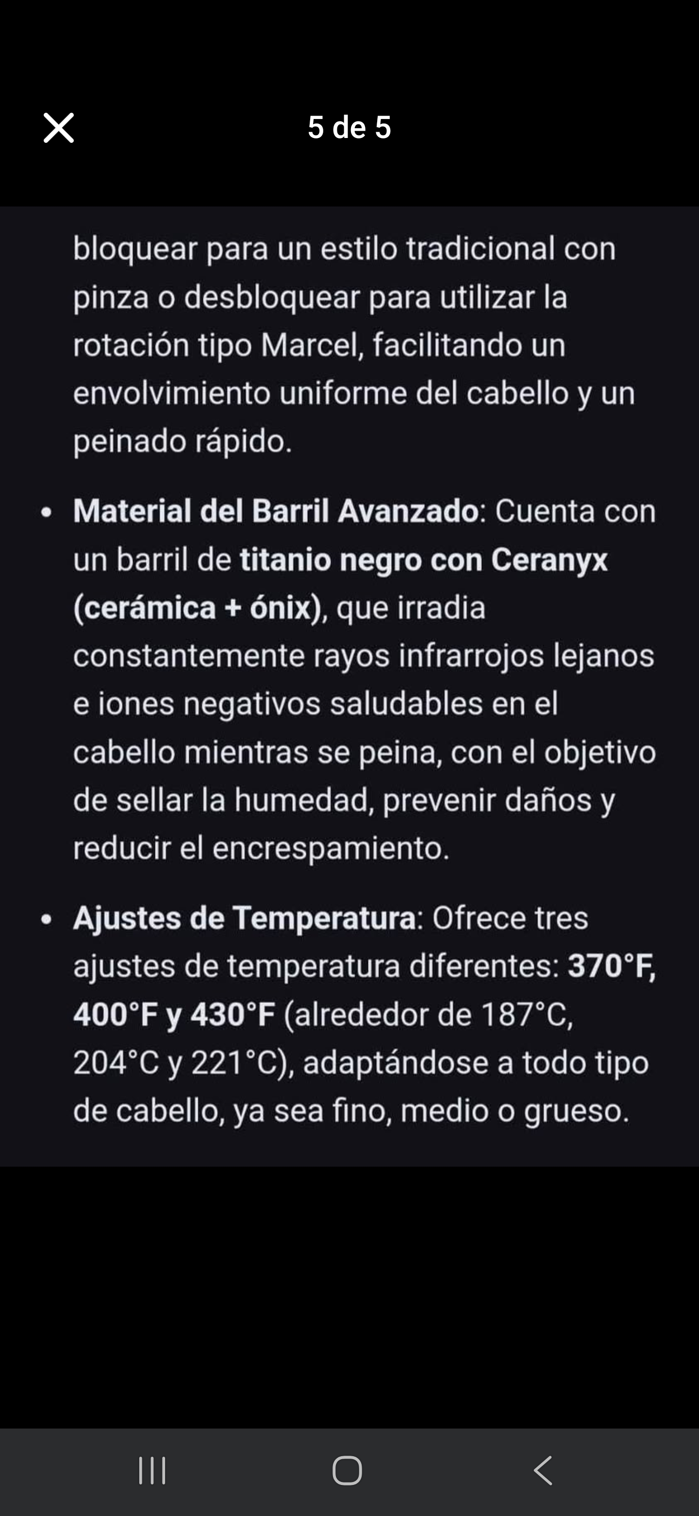 Rizadora de pelo