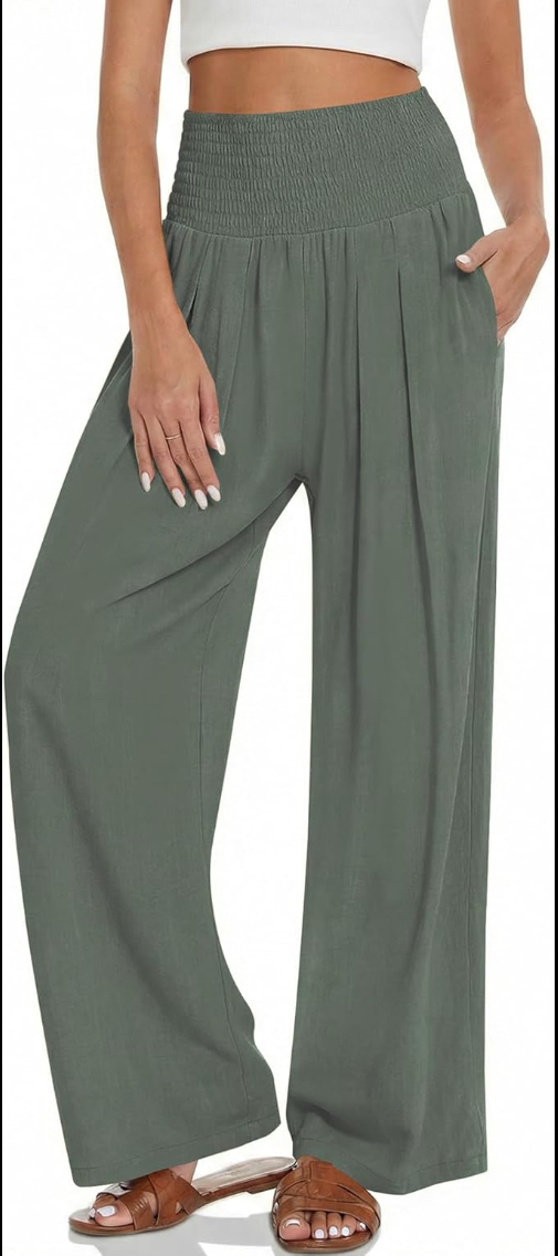 PANTALÓN PALAZO TALLA M