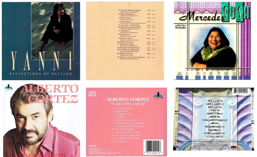 5 CDs de Música Selecta de mi colección