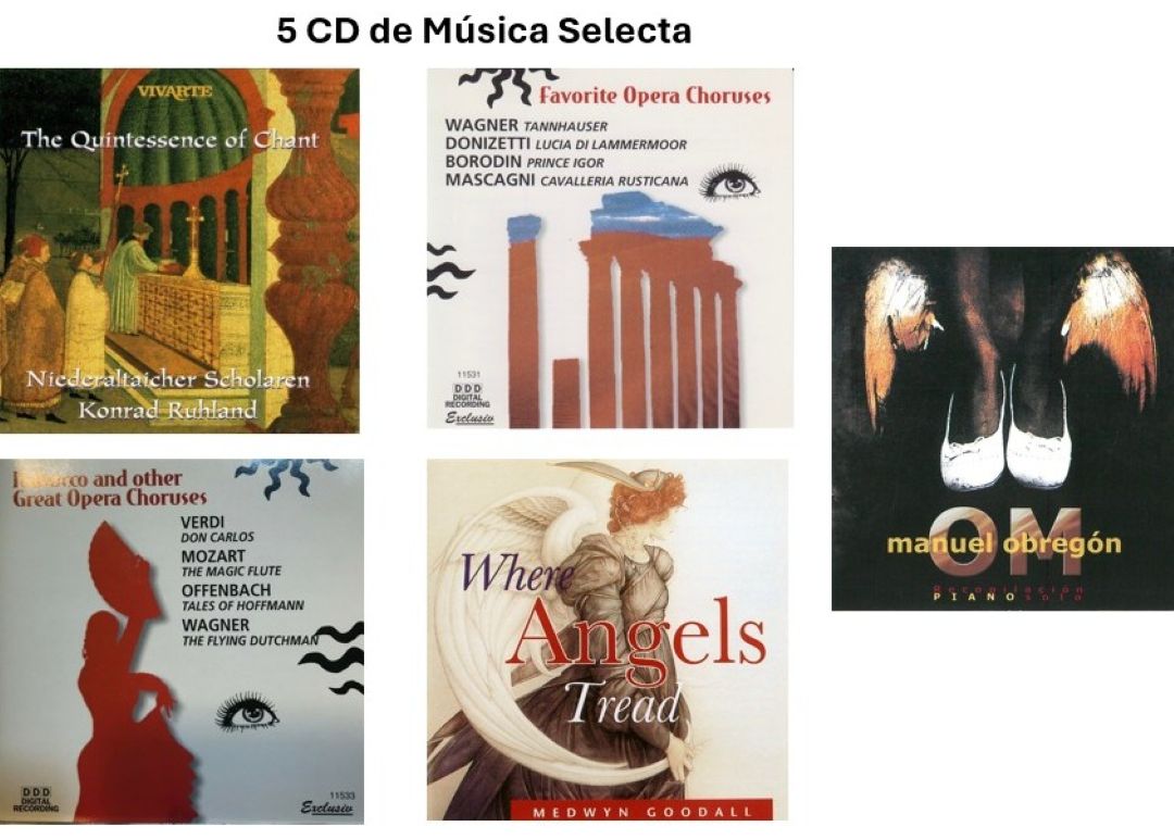5 CD DE MUSICA SELECTA