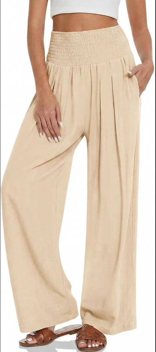 PANTALÓN PALAZO TALLA L