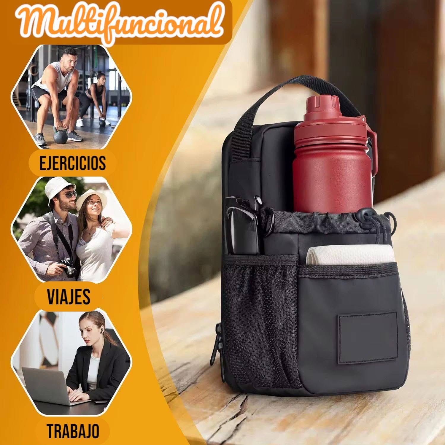 Gymbag bolso organizador para el gimnasio