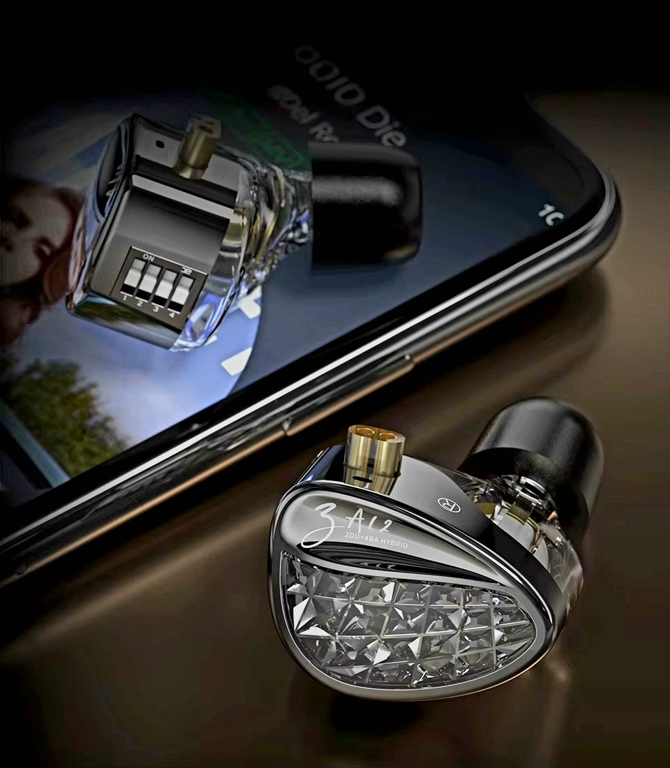 Audífonos KZ ZA12 Tuning In-Ear – Alta Fidelidad, Versión Especial