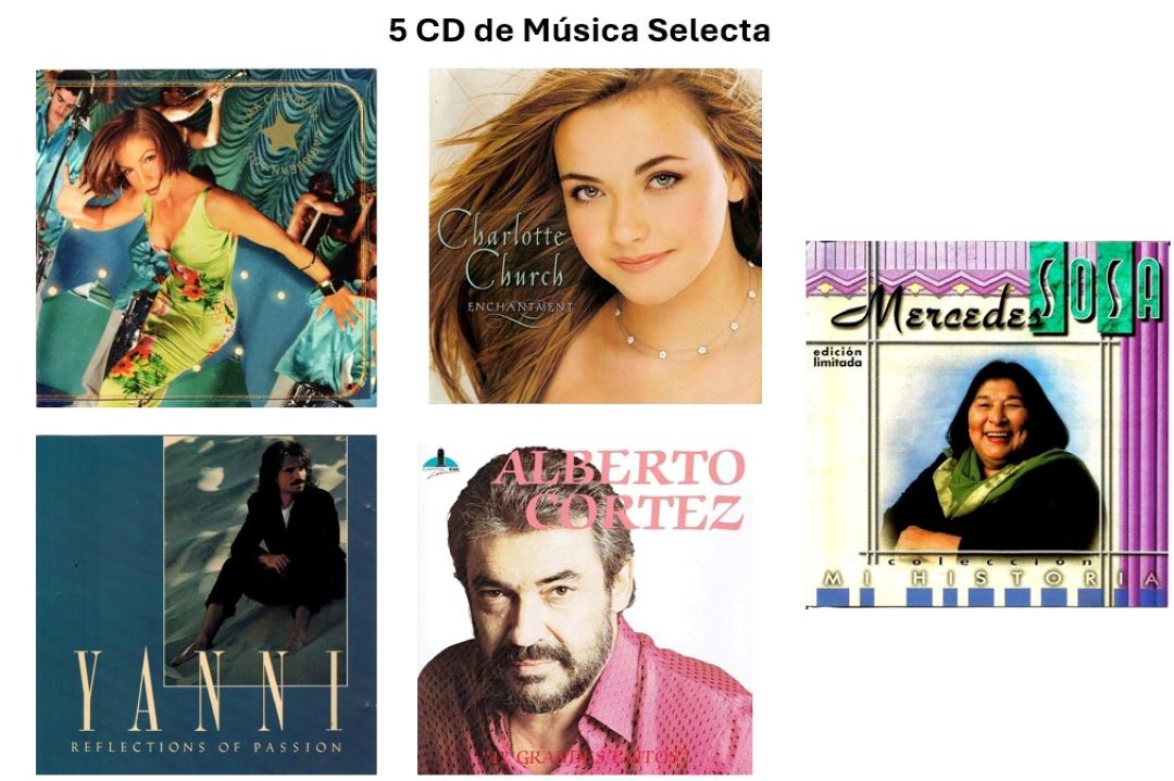 5 CDs de Música Selecta de mi colección