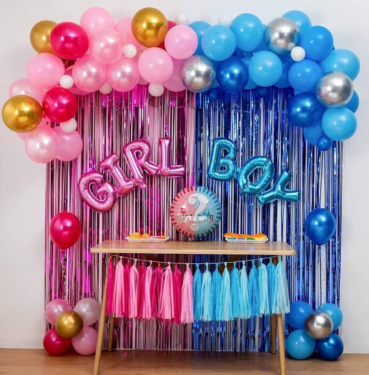 Decoración revelación de género