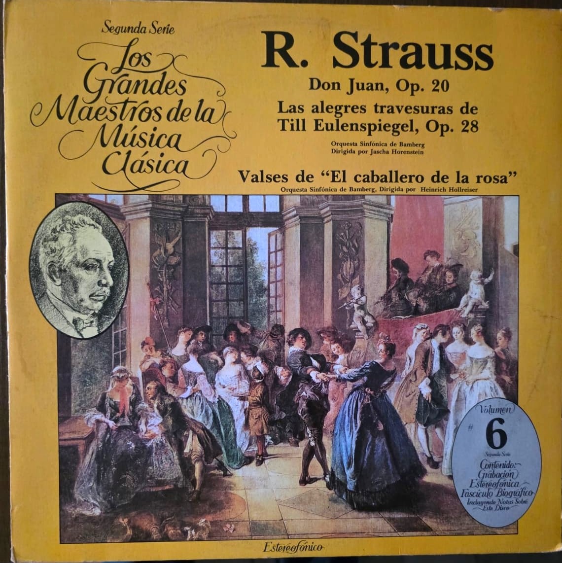 LP de Las Grandes Composiciones de Richard Strauss