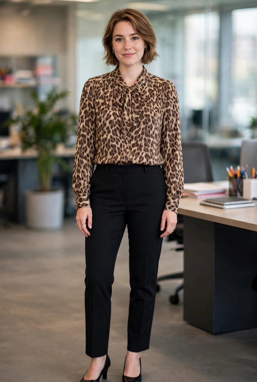 Blusa Banana Republic Animal Print